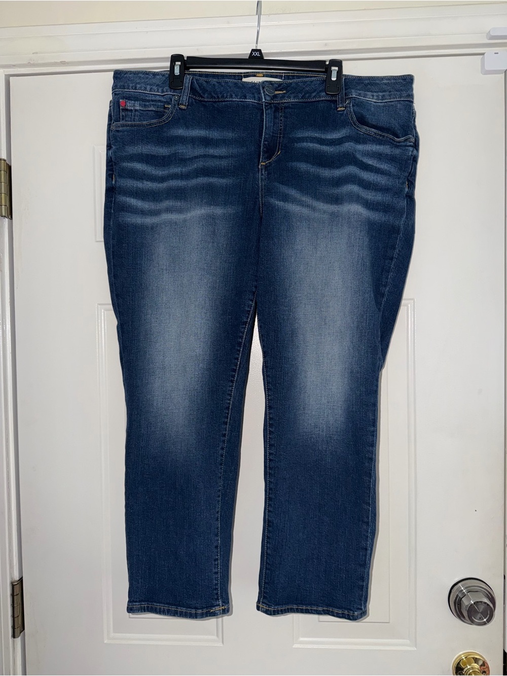 Slink Curvy. Dark Wash Women’s Stretch Jeans - Blue. Sz 20